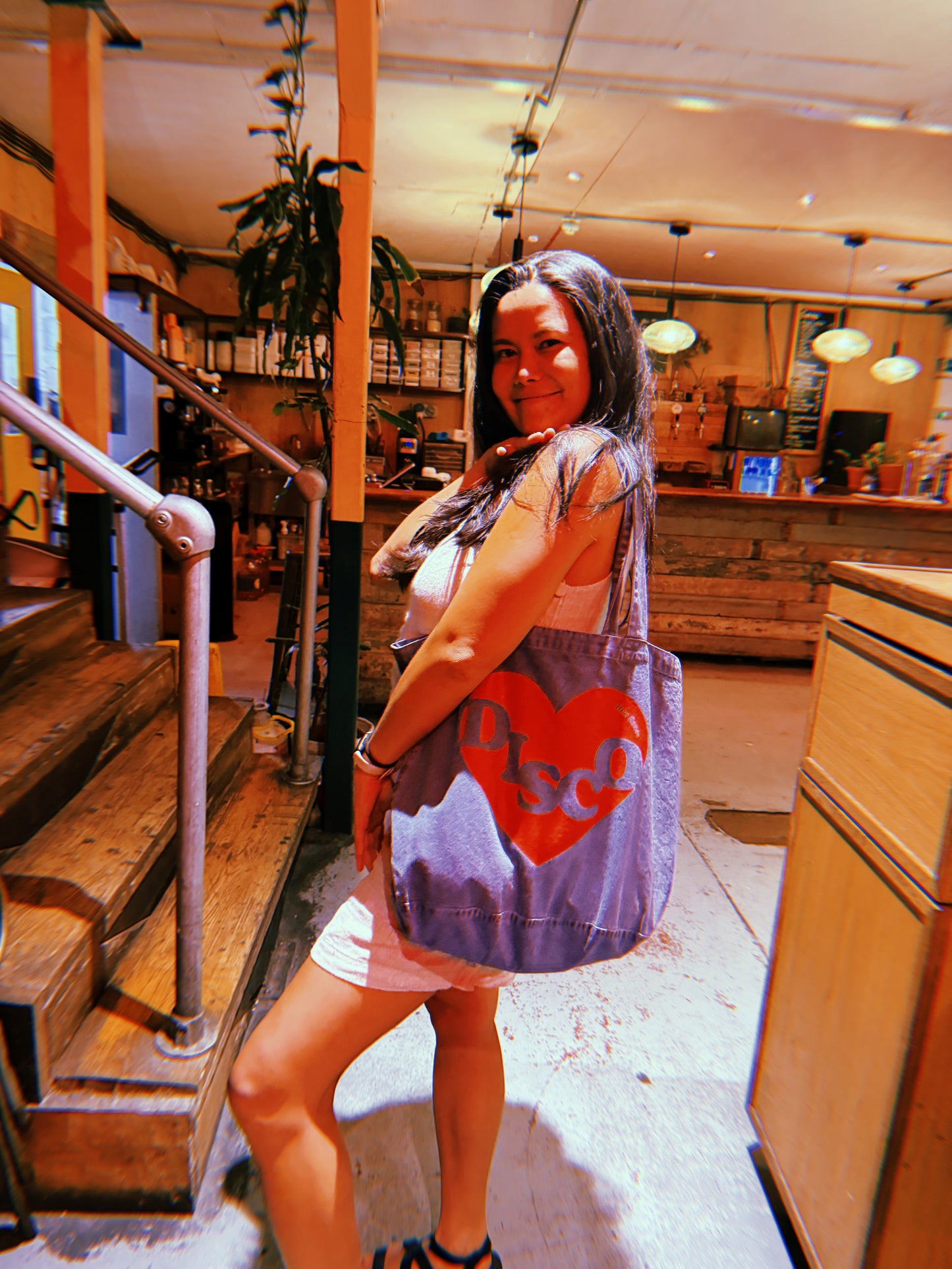 DISCO HEART Tote Bag