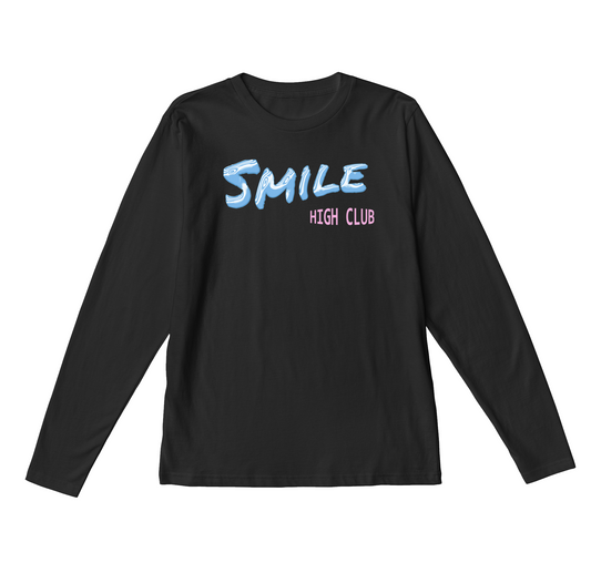 SMILE HIGH CLUB INSIGNIA Long Sleeve T-Shirt - Hun Sauce