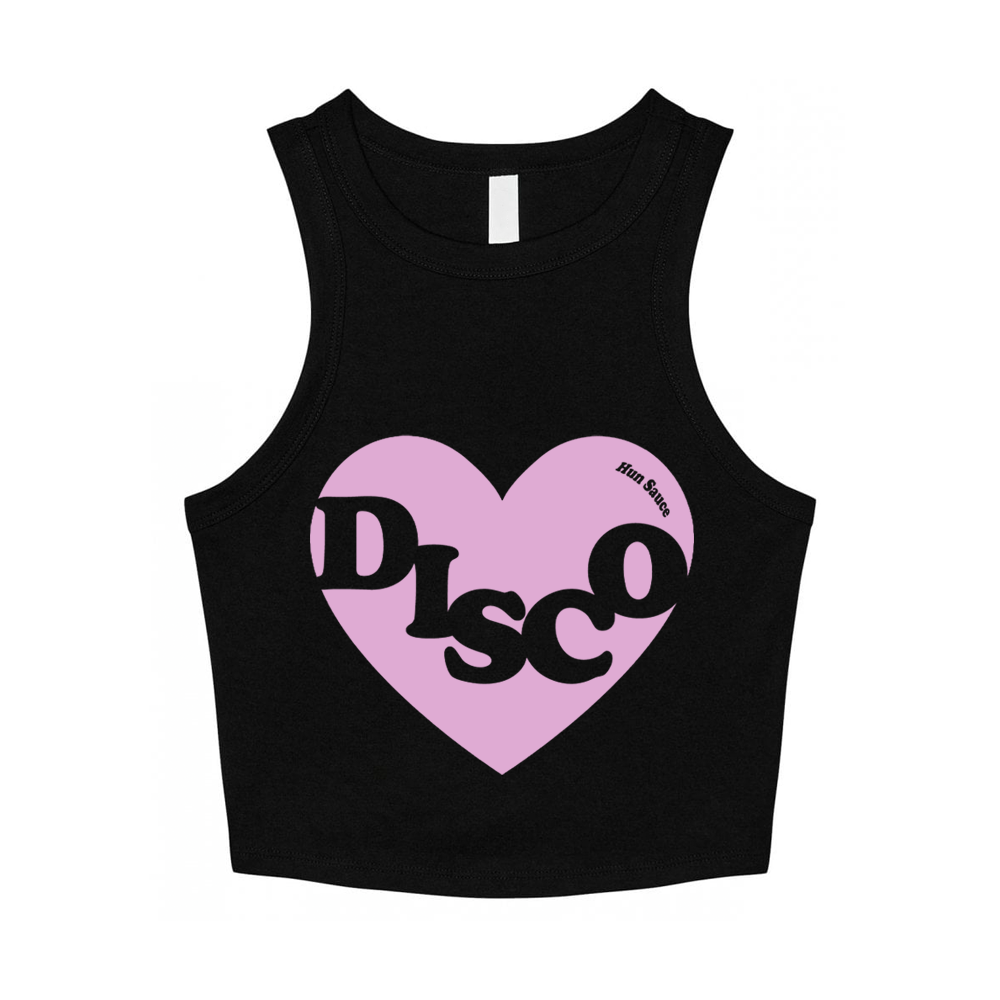 DISCO HEART Baby Crop Vest