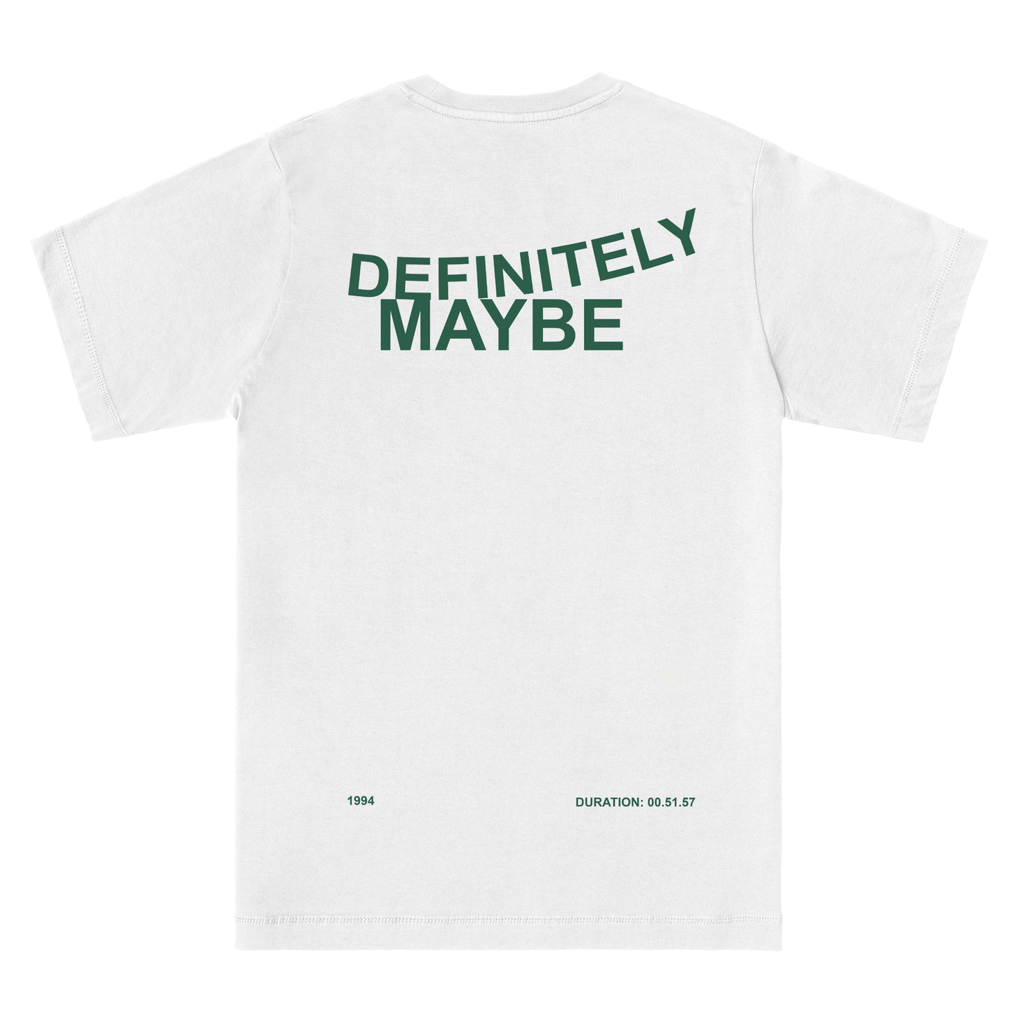 DEFINITELY MAYBE T-Shirt Comeback gig t-shirt for the new tour. Oasis merch