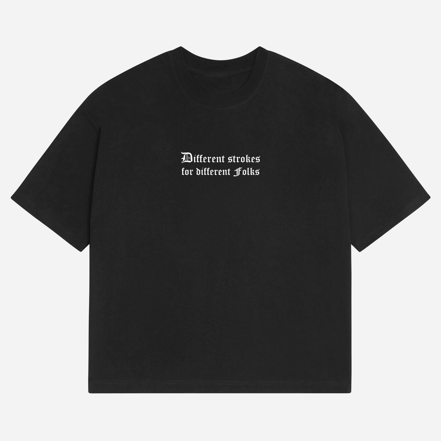 DIFFERENT FOLKS Heavyweight T-Shirt Hun Sauce. Different strokes for different folks