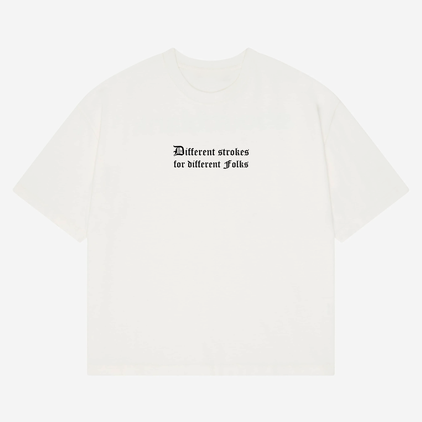 DIFFERENT FOLKS Heavyweight T-Shirt Hun Sauce. Different strokes for different folks