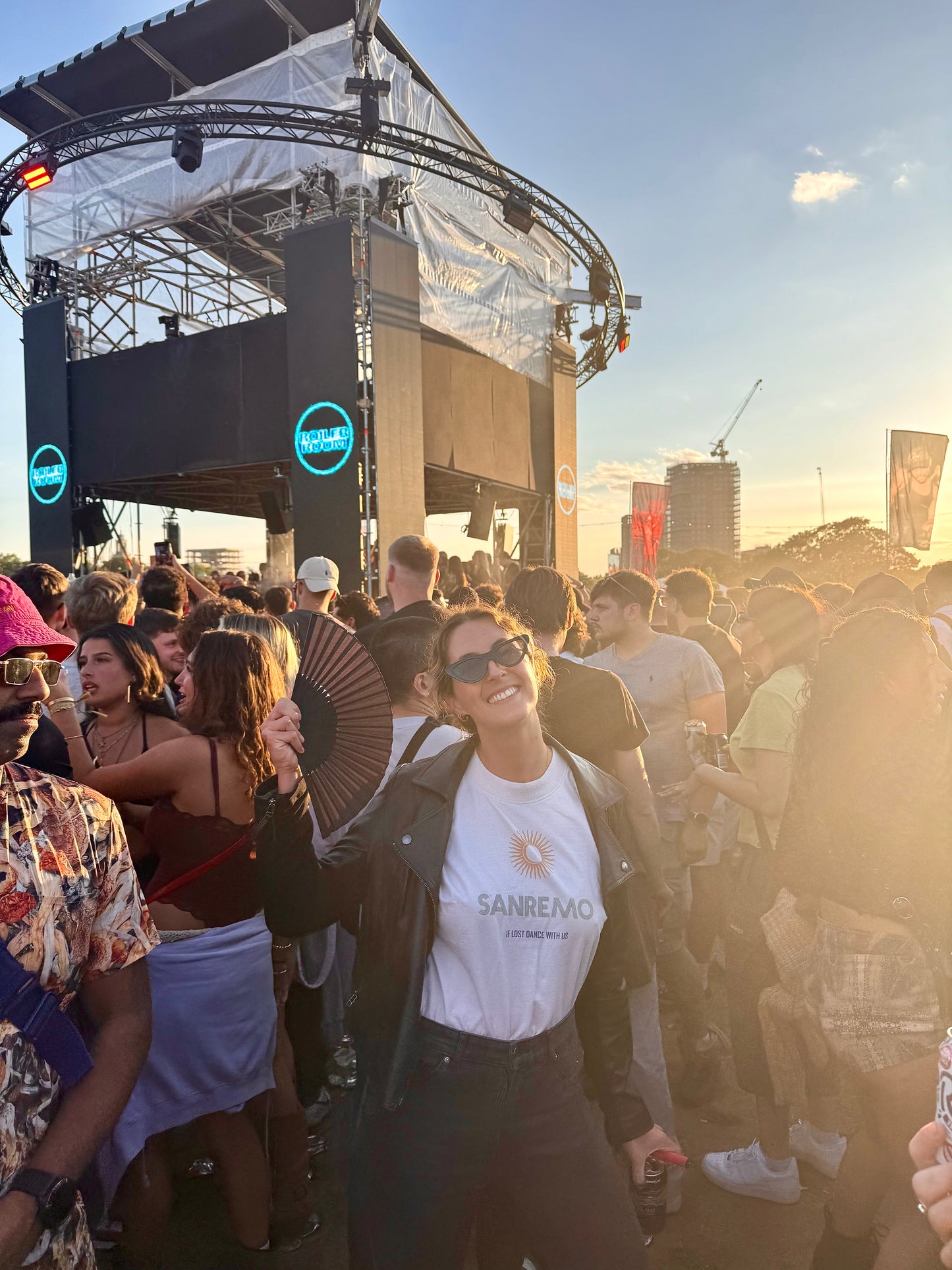 SANREMO Heavy Weight T-Shirt - Hun Sauce. At Boiler Room in the Park, London