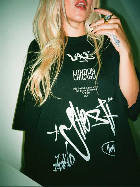 SHOSH x Hun Sauce Oversized T-Shirt