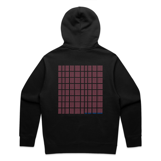 I'M NOT A DJ Hoodie - Hun Sauce, Black hood for DJs. I'm not disc jockey collection for the rave. Heavyweight hood