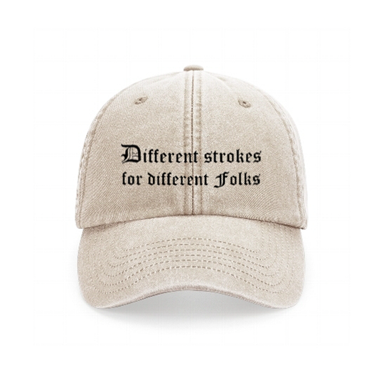 DIFFERENT FOLKS Embroidery Cap