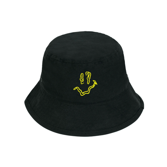 SMILEY Bucket Hat, for festival rave gig - Hun Sauce - Streetwear, summer hat
