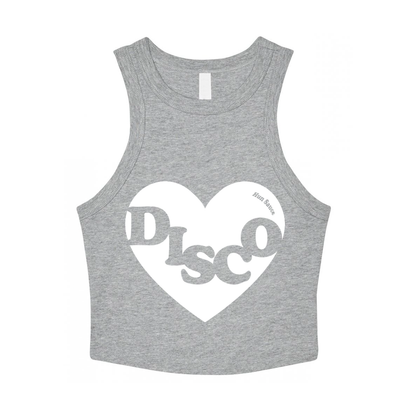 DISCO HEART Baby Crop Vest