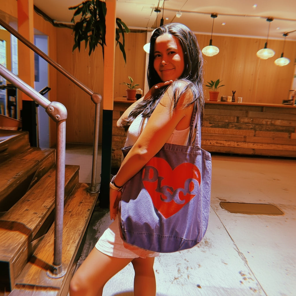 DISCO HEART Tote Bag