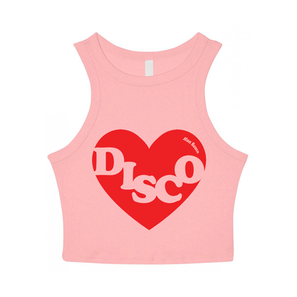 DISCO HEART Baby Crop Vest