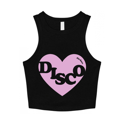 DISCO HEART Baby Crop Vest