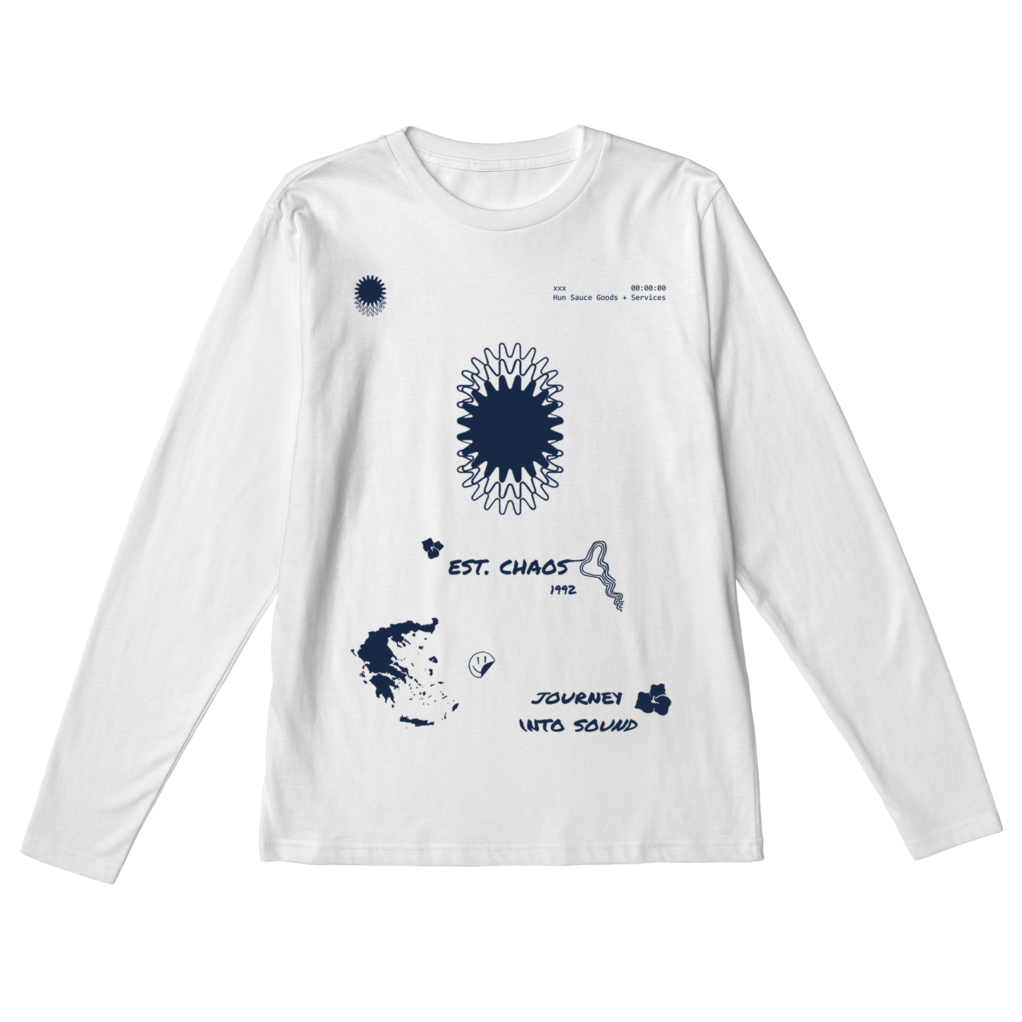 DOODLE Graphic Long Sleeve T-Shirt - Hun Sauce, streetwear brand
