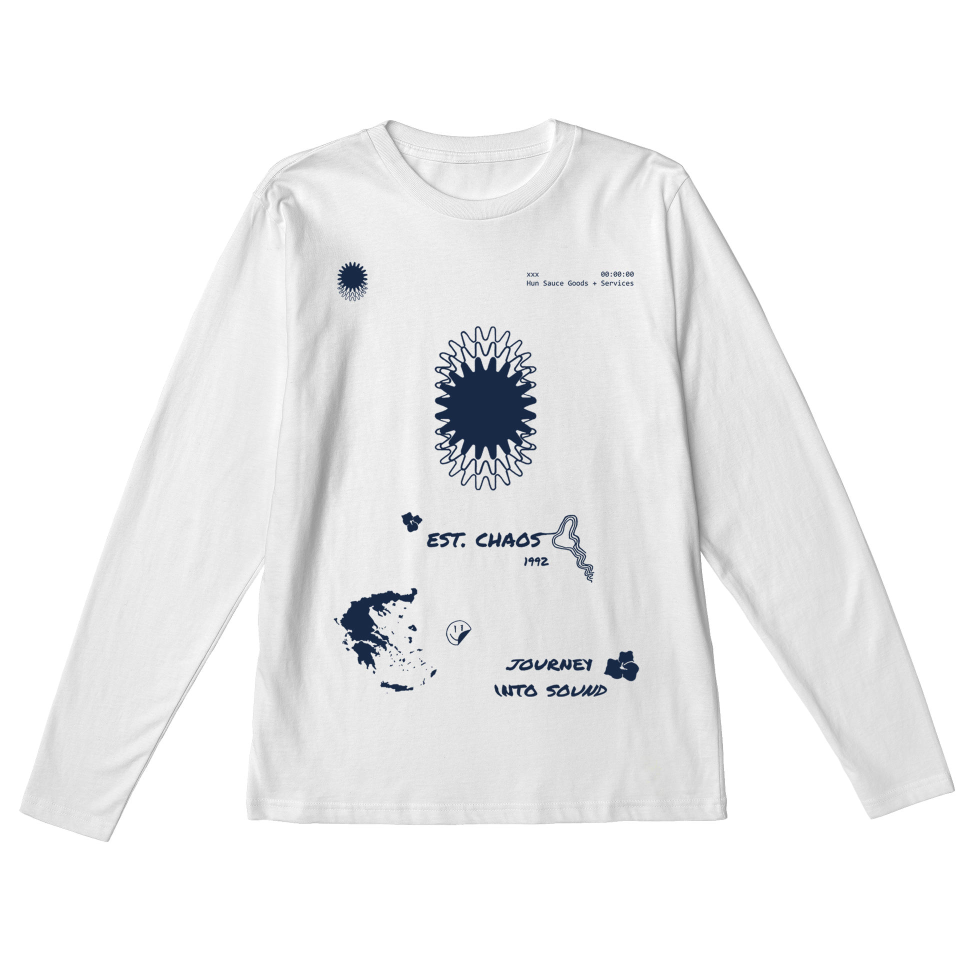DOODLE Graphic Long Sleeve T-Shirt - Hun Sauce, streetwear brand