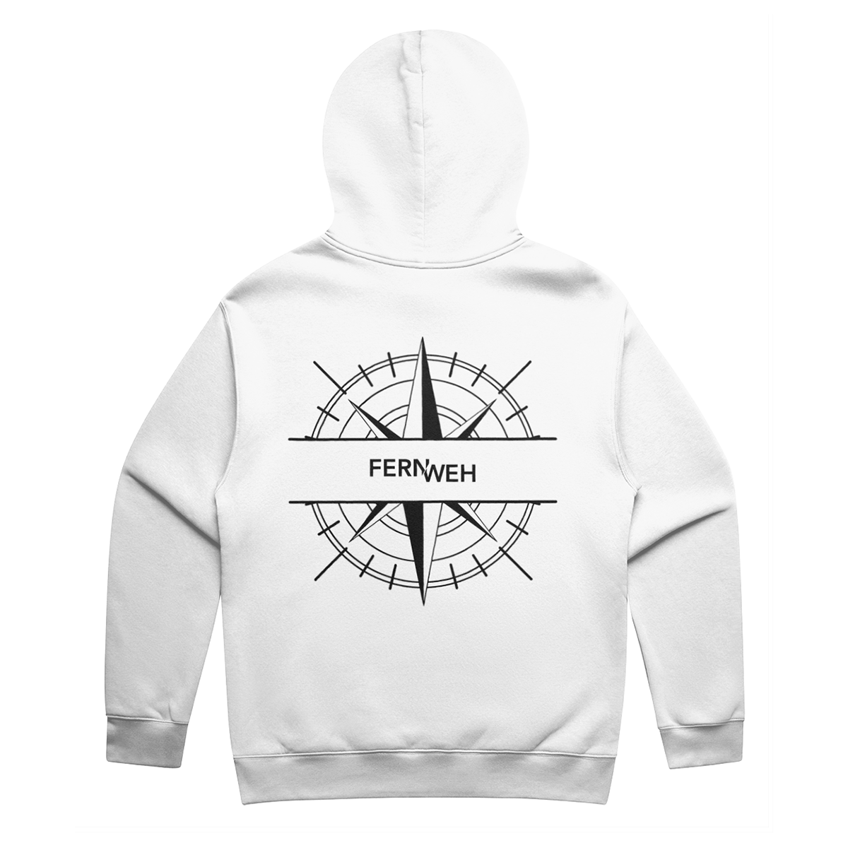 DJ FERNWEH Exclusive Hoodie, Custom DJ merch by Illustrator Hun Sauce - Music merch