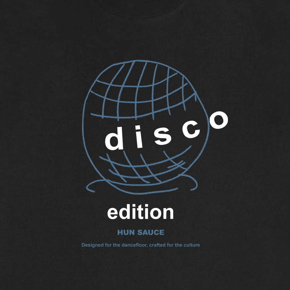 DISCO ED. Heavyweight T-Shirt | Discoball Graphic T-Shirt | Hun Sauce