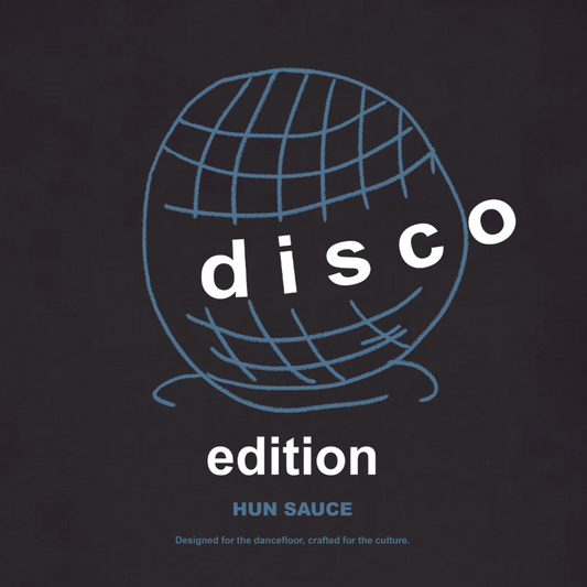 This heavyweight white tee features a hand drawn disco ball graphic. Designed for the ones who never leave the dancefloor. Oversized fit, made to move (or spin).