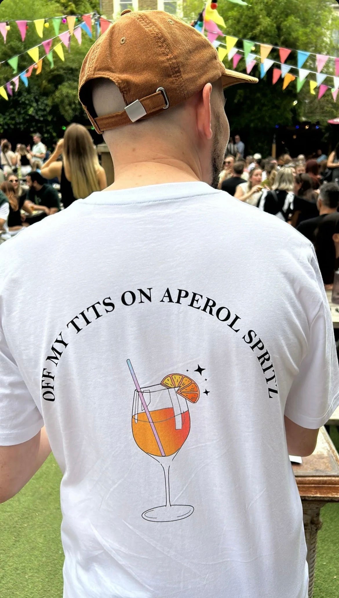 OFF MY TITS ON APEROL SPRITZ T-Shirt - Hun Sauce