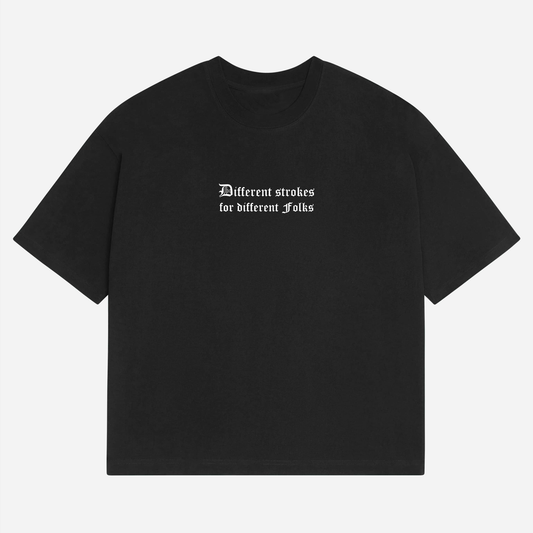 DIFFERENT FOLKS Heavyweight T-Shirt Hun Sauce. Different strokes for different folks