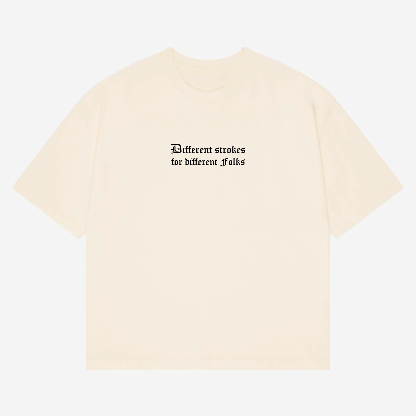 DIFFERENT FOLKS Heavyweight T-Shirt Hun Sauce. Different strokes for different folks