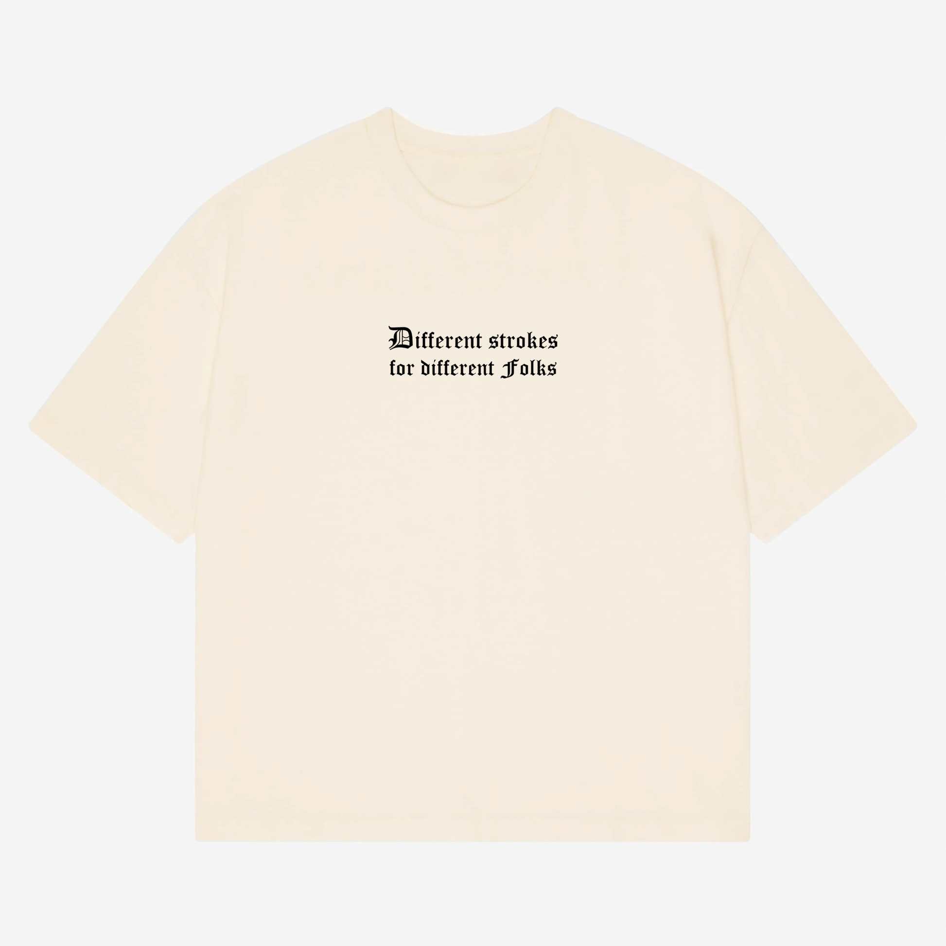 DIFFERENT FOLKS Heavyweight T-Shirt Hun Sauce. Different strokes for different folks