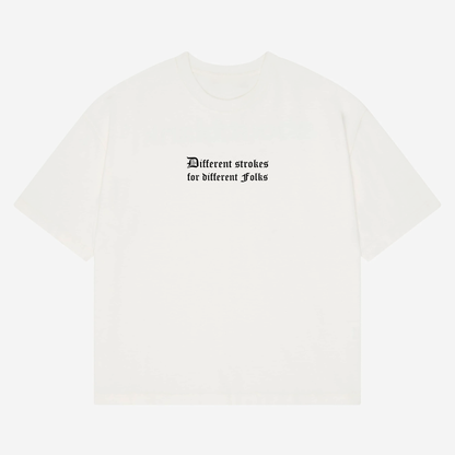 DIFFERENT FOLKS Heavyweight T-Shirt Hun Sauce. Different strokes for different folks