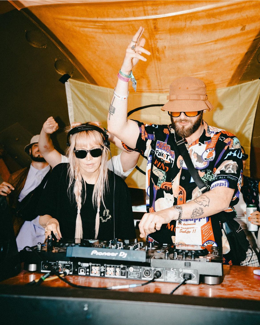 Glastonbury Festival, Dj SHOSH and ZERO. Save Our Scene, Human Traffic Takeover. In Hun Sauce, Smile High Club T-Shirt