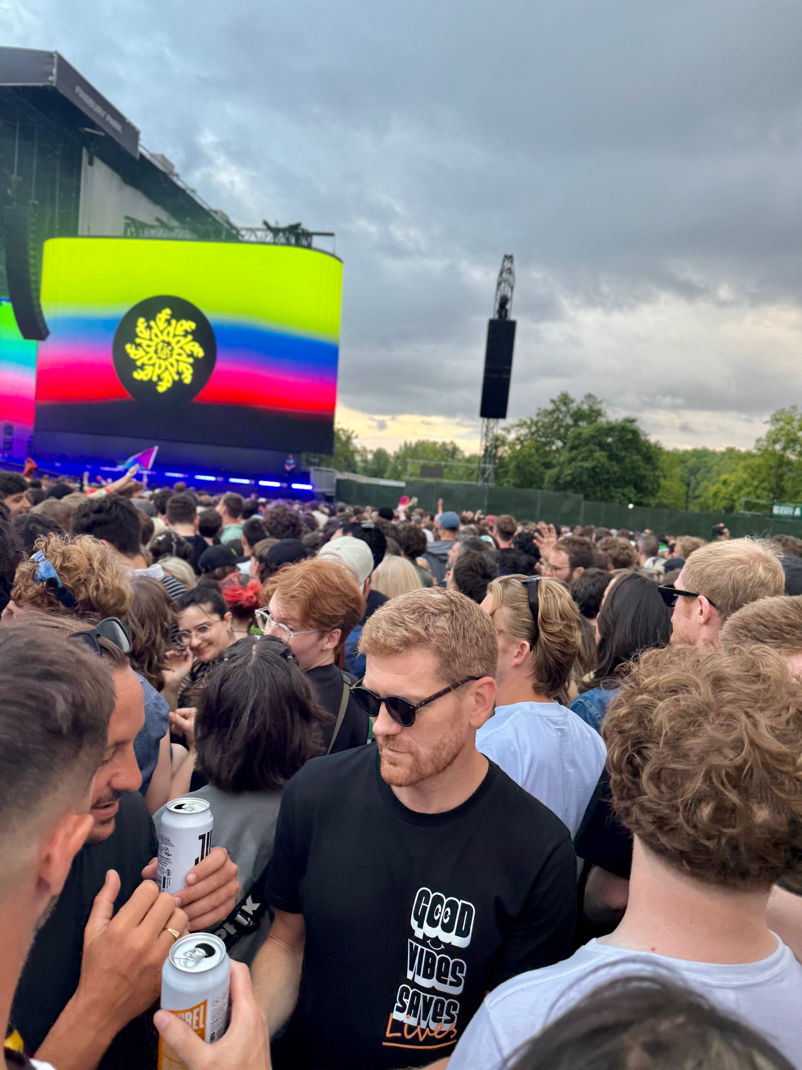 GOOD VIBES T-Shirt, Hun Sauce at Finsbury Park Festival for Fontianes DC