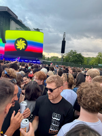 GOOD VIBES T-Shirt, Hun Sauce at Finsbury Park Festival for Fontianes DC