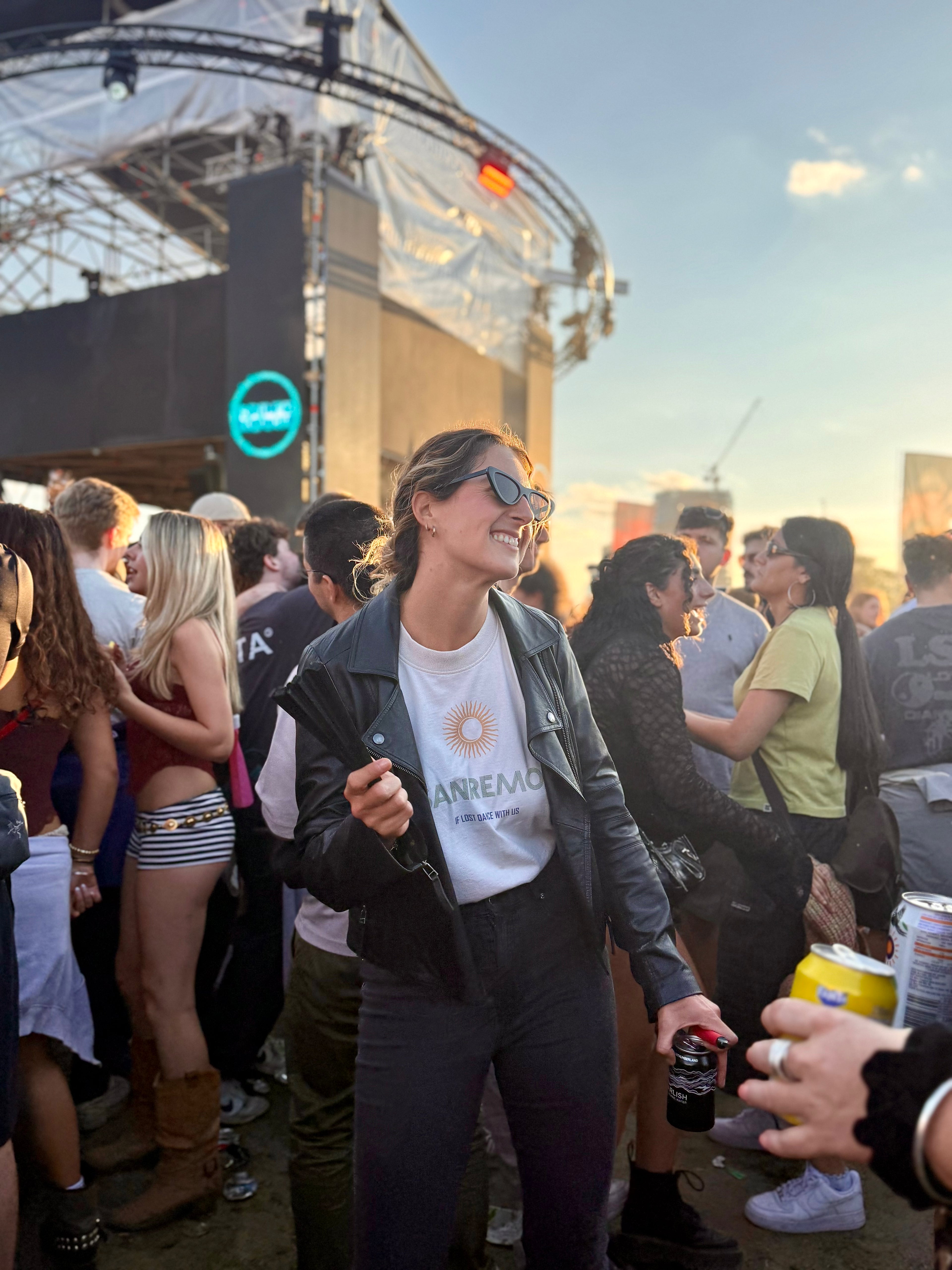 SANREMO Heavy Weight T-Shirt - Hun Sauce. At Boiler Room in the Park, London