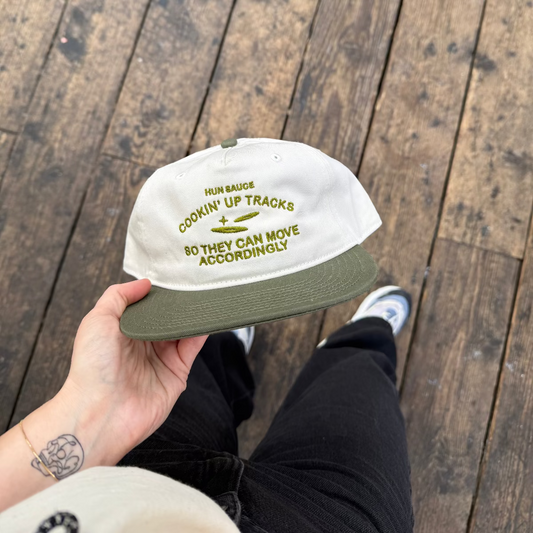 CHEF DE PARTY Cap,Vinyl Music Lover Snapback Cap, by Hun Sauce