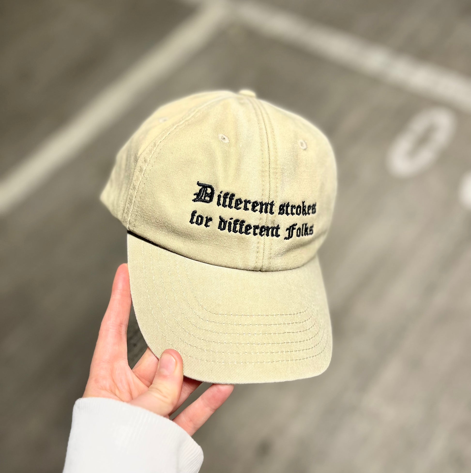 DIFFERENT FOLKS Stone Cap - Hun Sauce, UK Streetwear