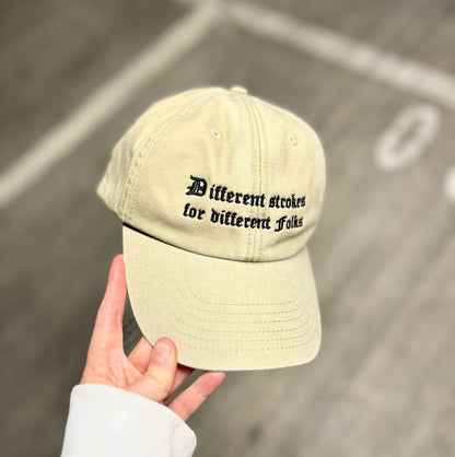 DIFFERENT FOLKS Stone Cap - Hun Sauce, UK Streetwear