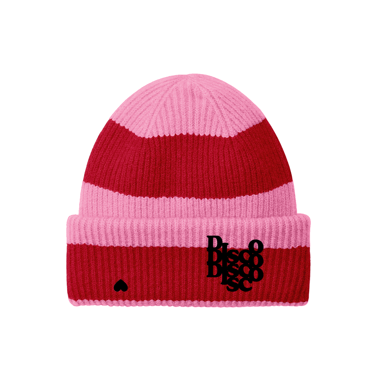 DISCO HEART Beanie, Disco Fans, Festival Cosy Unisex Hat by Hun Sauce
