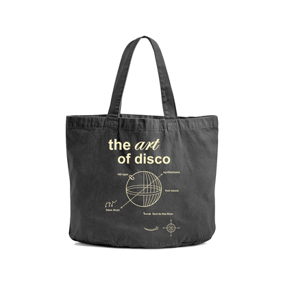 ART OF DISCO Tote Bag, Shopper Tote Bag For Vinyls, by Hun Sauce. Now stocked at All My Friends Record Store, Hackney Wick.