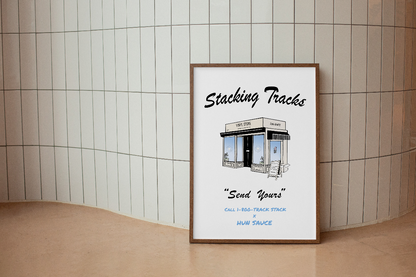 VINYL STORE Poster Art Print, Trackstack x Hun Sauce - Hun Sauce