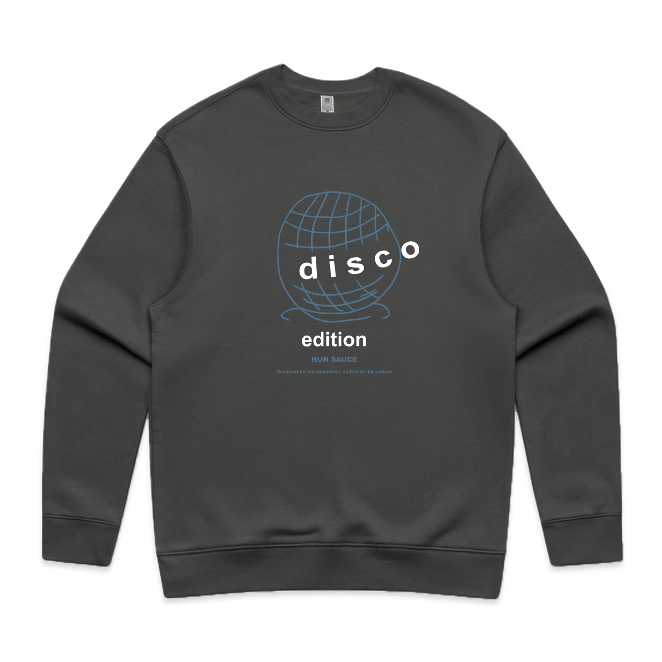 DISCO ED. Heavyweight Sweater, Disco ball Graphic Sweat Streetwear by Hun Sauce