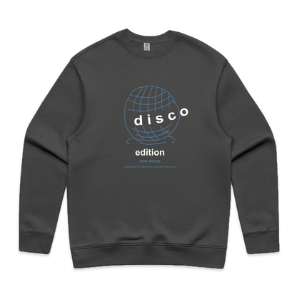 DISCO ED. Heavyweight Sweater, Disco ball Graphic Sweat Streetwear by Hun Sauce
