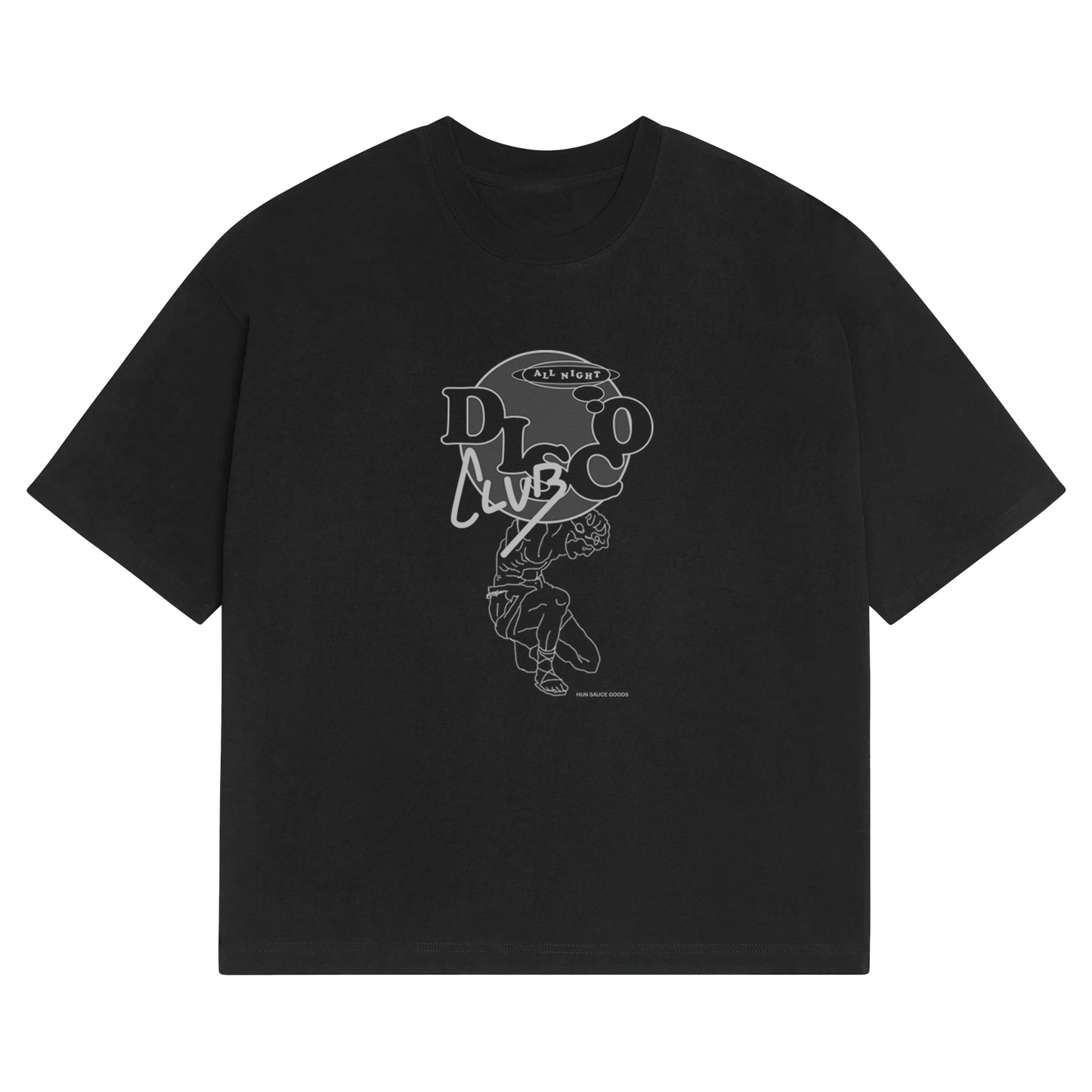 DISCO ALL NIGHT Heavyweight T-Shirt,  Disco Graphic Tee by 
Hun Sauce