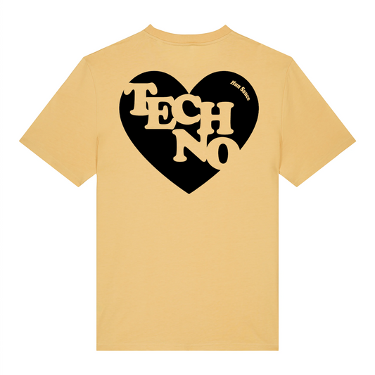 TECHNO HEART T-Shirt Hun Sauce, Techno Music Fans, Rave Outfit 2025