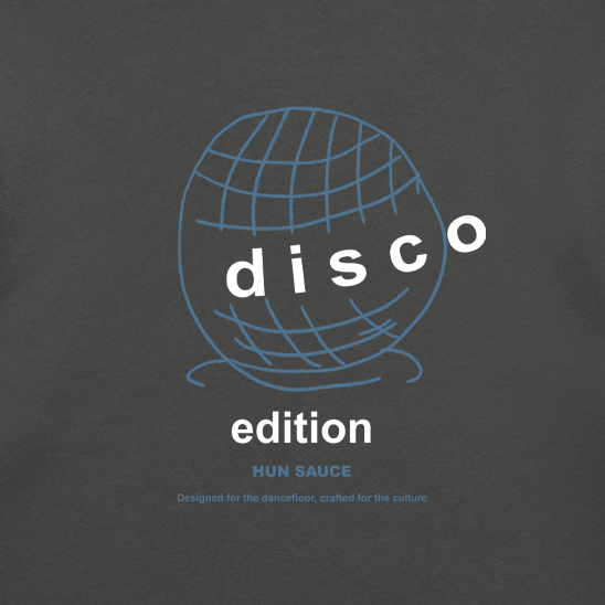 DISCO ED. Heavyweight Sweater, Disco ball Graphic Sweat Streetwear by Hun Sauce