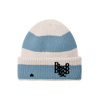 DISCO HEART Beanie, Disco Fans, Festival Cosy Unisex Hat by Hun Sauce