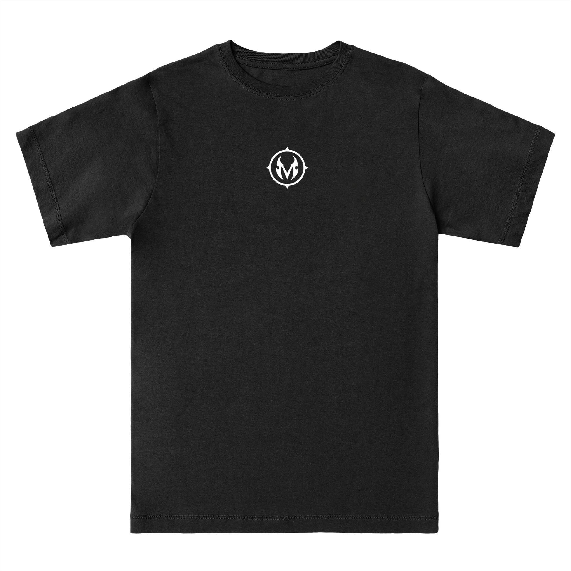 MYSTRA Exclusive T-Shirt, custom merch for a music event, by illustrator Hun Sauce. London music event, music merch.