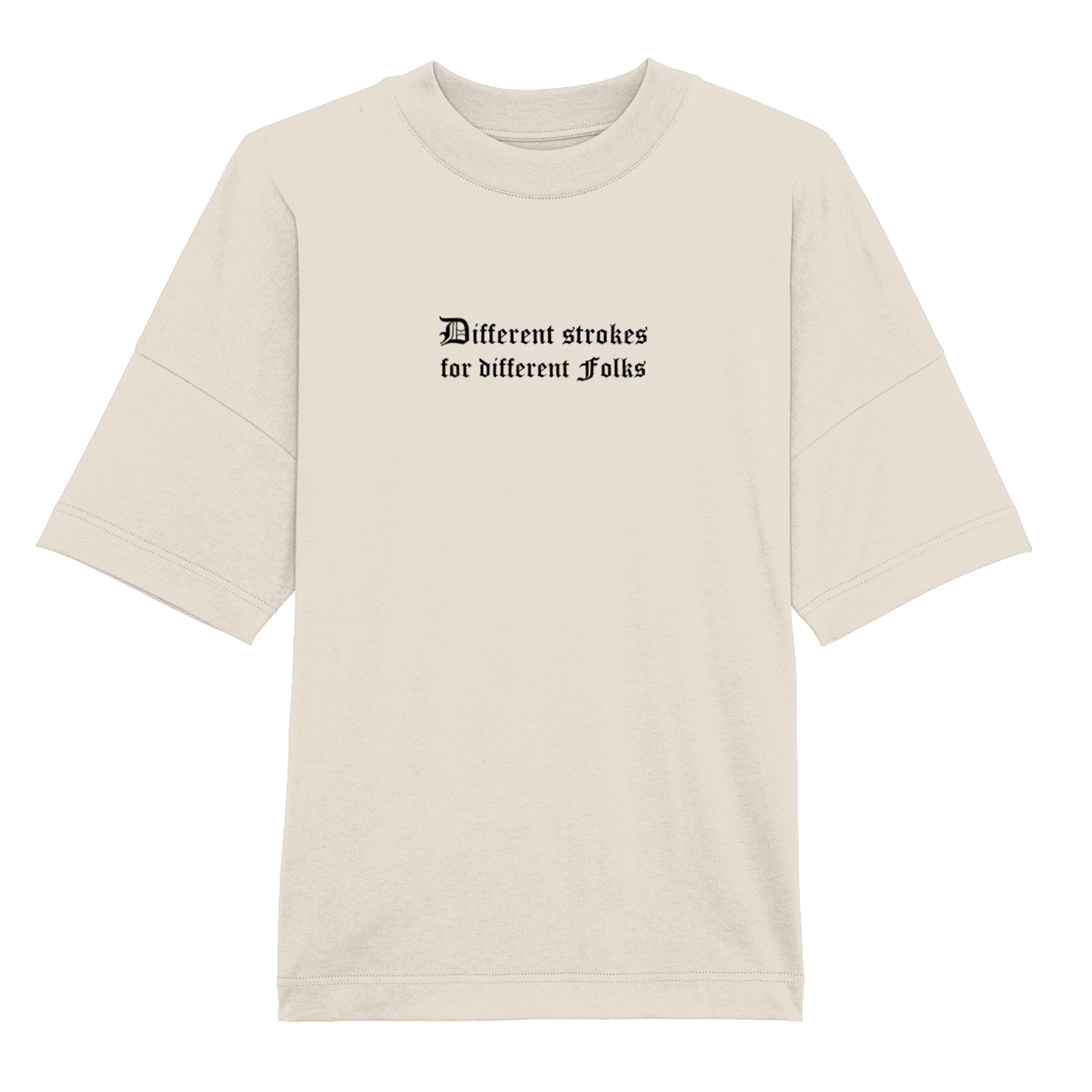 DIFFERENT FOLKS Heavy Weight Drop Shoulder Oversized T-Shirt - Hun Sauce