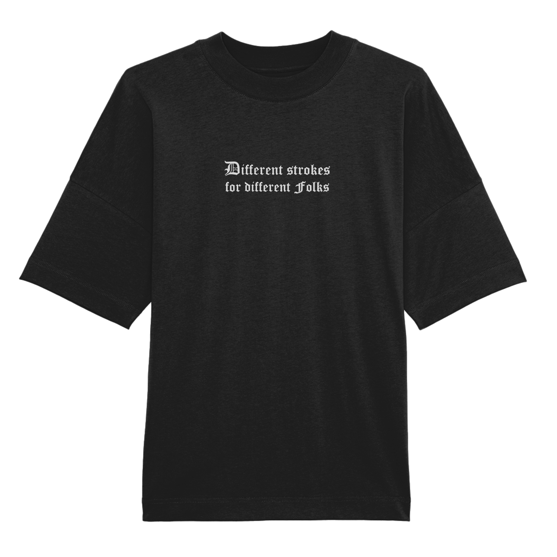 DIFFERENT FOLKS Heavy Weight Drop Shoulder Oversized T-Shirt - Hun Sauce