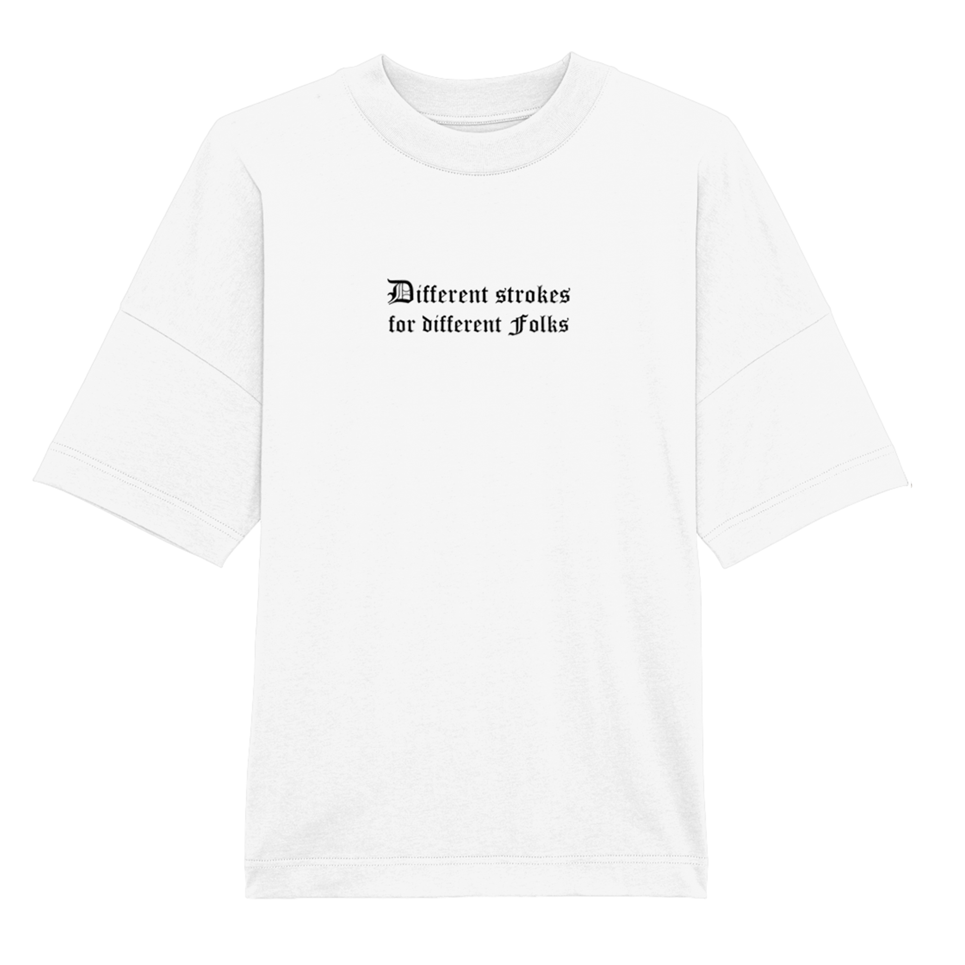 DIFFERENT FOLKS Heavy Weight Drop Shoulder Oversized T-Shirt - Hun Sauce
