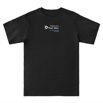 VINYL STORE Black T-Shirt, Trackstack x Hun Sauce - Hun Sauce